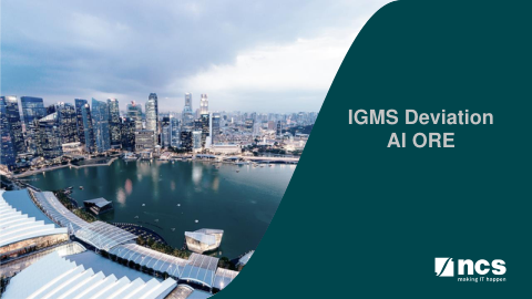 IGMS 偏差 AI ORE